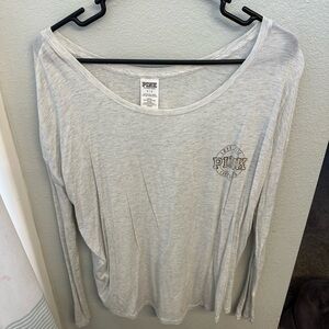 VS PINK Oversized Long Sleeved Top